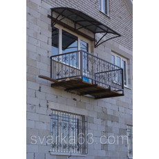 Козырёк из поликарбоната